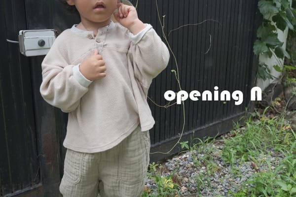 OPENING & - Korean Children Fashion - #Kfashion4kids - Croiffle Waffle Top - 7