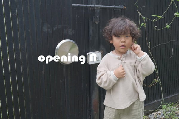 OPENING & - Korean Children Fashion - #Kfashion4kids - Croiffle Waffle Top - 8
