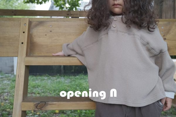 OPENING & - Korean Children Fashion - #Kfashion4kids - Croiffle Waffle Top - 9