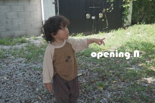 OPENING & - Korean Children Fashion - #Kfashion4kids - Cherry Slub Tee - 2