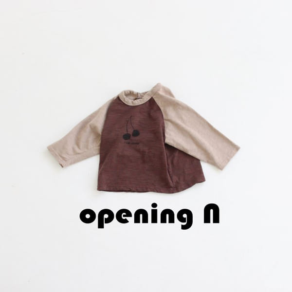 OPENING & - Korean Children Fashion - #Kfashion4kids - Cherry Slub Tee - 5