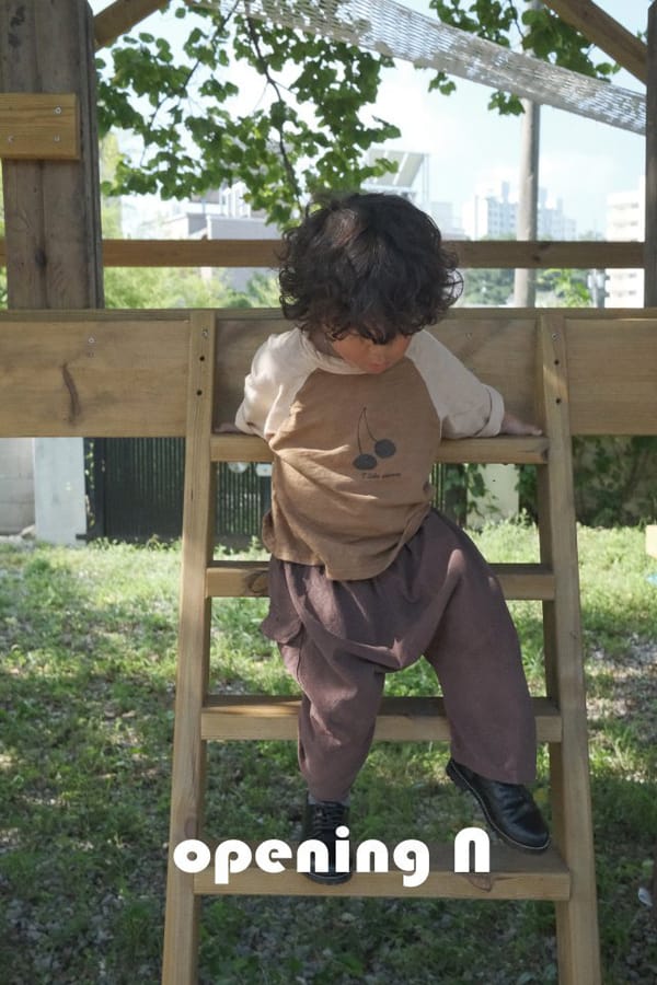OPENING & - Korean Children Fashion - #Kfashion4kids - Cherry Slub Tee - 7