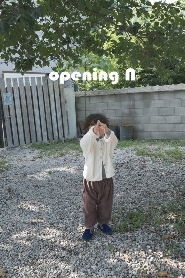 OPENING & - Korean Children Fashion - #Kfashion4kids - Hub Cardigan - 11
