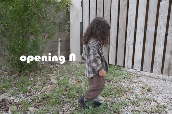 OPENING & - Korean Children Fashion - #Kfashion4kids - Rusk Check Shirt - 10