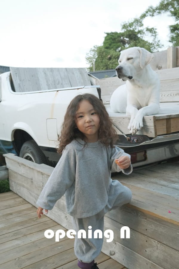OPENING & - Korean Children Fashion - #Kfashion4kids - CVC Terry Tee