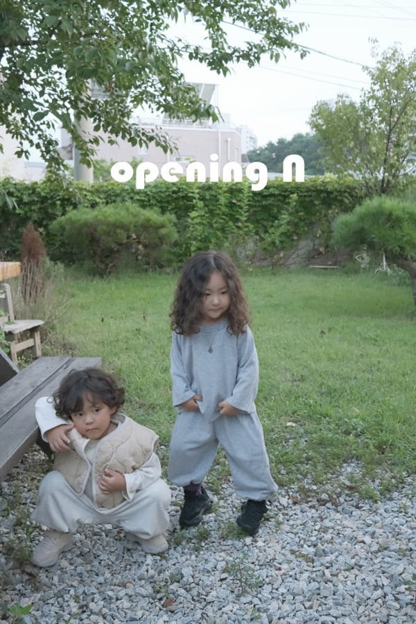 OPENING & - Korean Children Fashion - #Kfashion4kids - CVC Terry Tee - 12