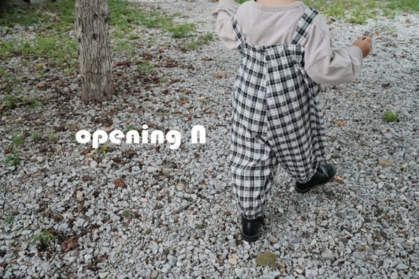 OPENING & - Korean Children Fashion - #Kfashion4kids - Jenny Check Overalls - 10