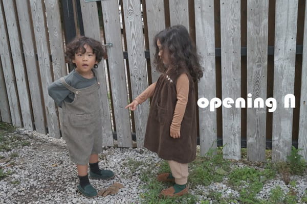 OPENING & - Korean Children Fashion - #Kfashion4kids - Flower Embroidery One-piece - 2