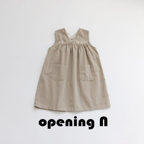 OPENING & - Korean Children Fashion - #Kfashion4kids - Flower Embroidery One-piece - 5