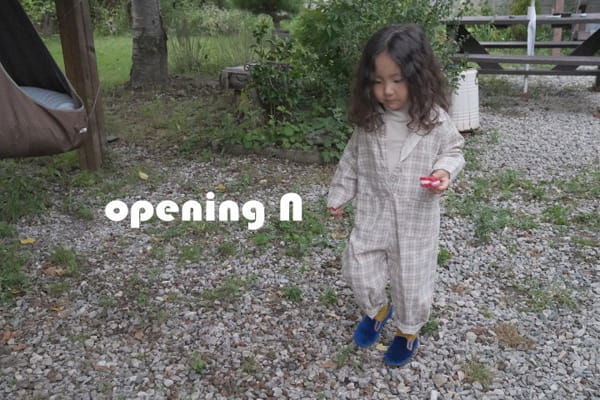 OPENING & - Korean Children Fashion - #Kfashion4kids - Amber Check Jumpsuit - 2