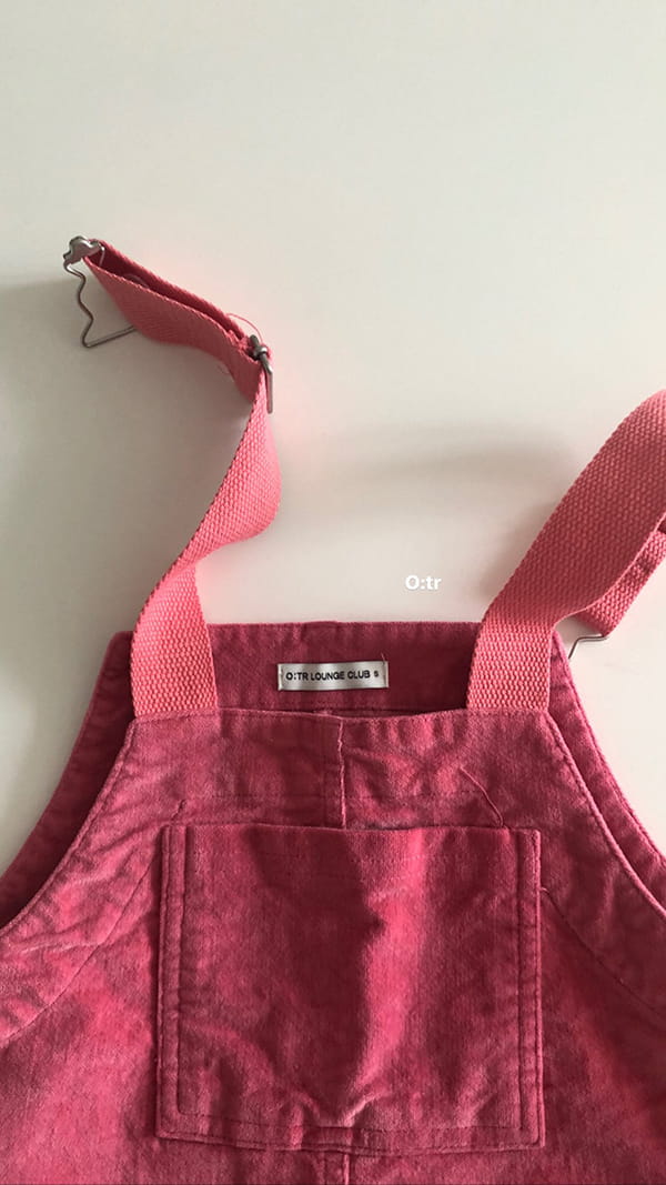 OTR - Korean Children Fashion - #Kfashion4kids - Pong Dang Velbet Dungarees - 4