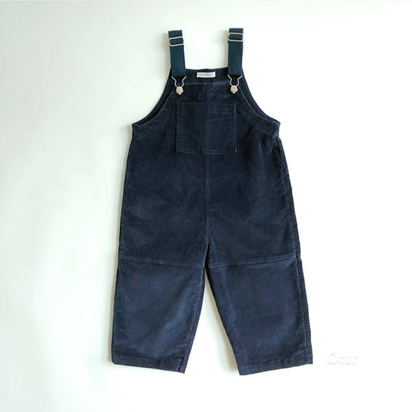 OTR - Korean Children Fashion - #Kfashion4kids - Pong Dang Velbet Dungarees - 6