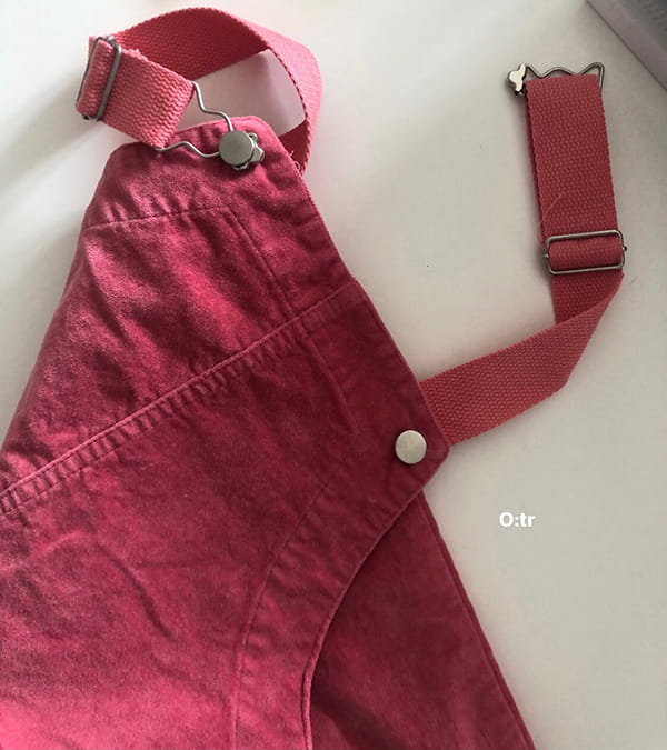 OTR - Korean Children Fashion - #Kfashion4kids - Pong Dang Velbet Dungarees - 7
