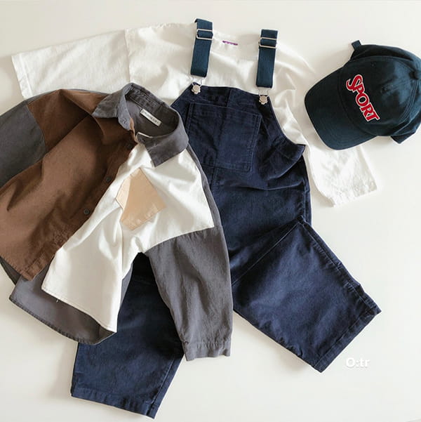 OTR - Korean Children Fashion - #Kfashion4kids - Pong Dang Velbet Dungarees - 9