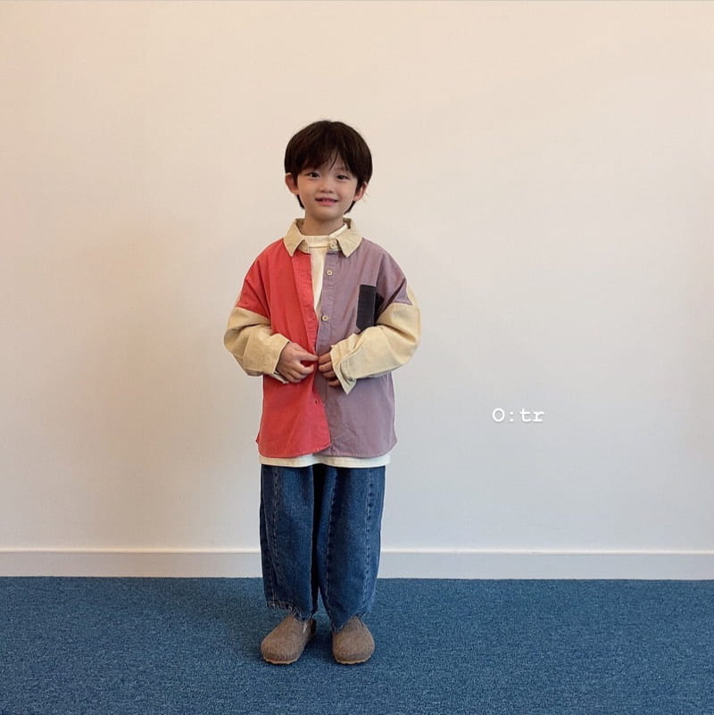 OTR - Korean Children Fashion - #Kfashion4kids - Pizza Denim Pants