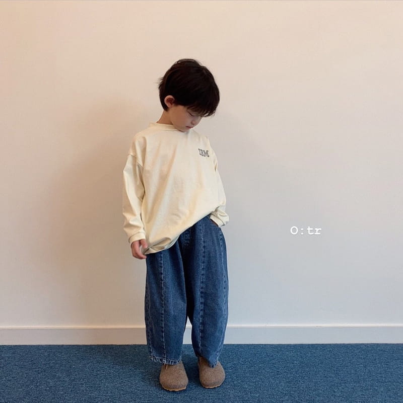OTR - Korean Children Fashion - #Kfashion4kids - Pizza Denim Pants - 2