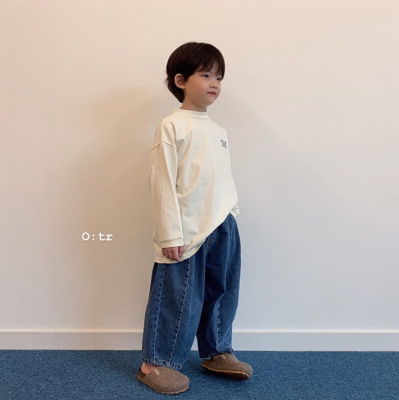 OTR - Korean Children Fashion - #Kfashion4kids - Pizza Denim Pants - 5