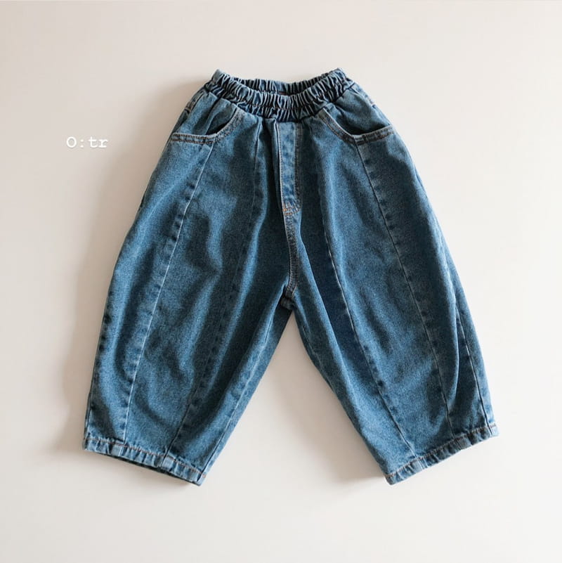 OTR - Korean Children Fashion - #Kfashion4kids - Pizza Denim Pants - 6