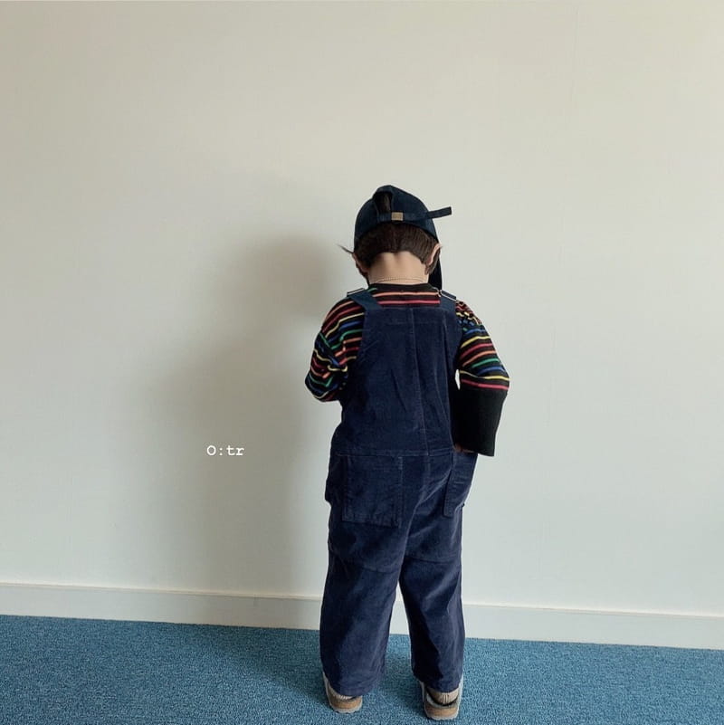 OTR - Korean Children Fashion - #Kfashion4kids - Pongdang Velvet Suspender Pants - 6