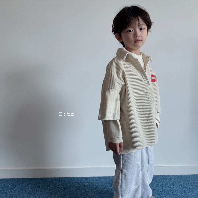 OTR - Korean Children Fashion - #Kfashion4kids - Supply Corduroy Shirt
