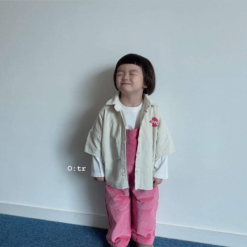OTR - Korean Children Fashion - #Kfashion4kids - Supply Corduroy Shirt - 3