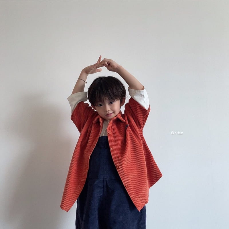 OTR - Korean Children Fashion - #Kfashion4kids - Supply Corduroy Shirt - 4