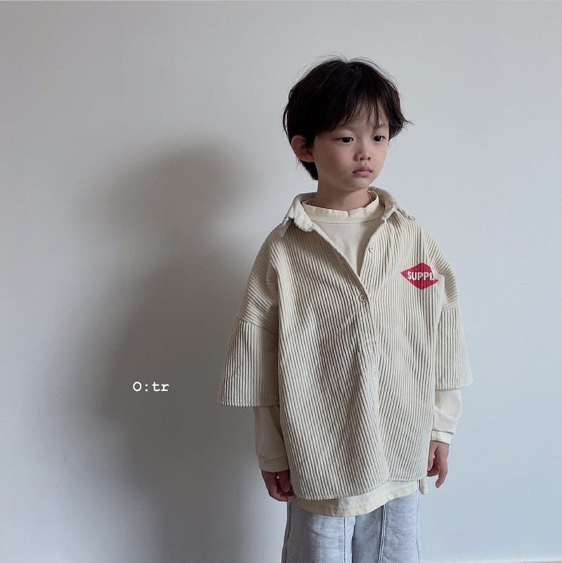 OTR - Korean Children Fashion - #Kfashion4kids - Supply Corduroy Shirt - 5