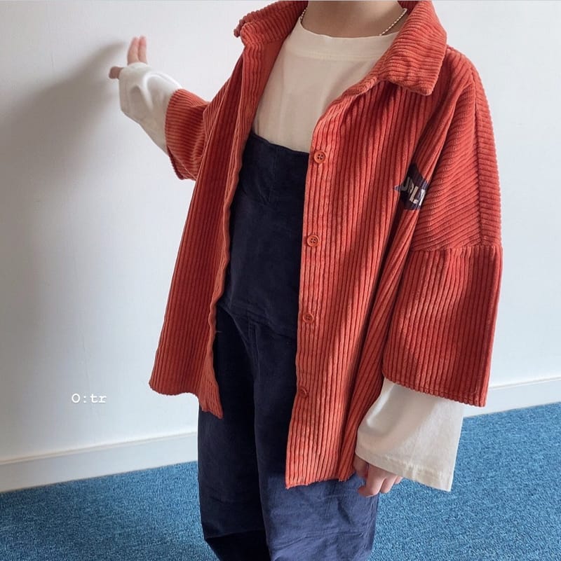 OTR - Korean Children Fashion - #Kfashion4kids - Supply Corduroy Shirt - 6