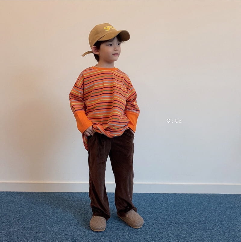 OTR - Korean Children Fashion - #Kfashion4kids - Lingo Multi Stripe Tee - 2