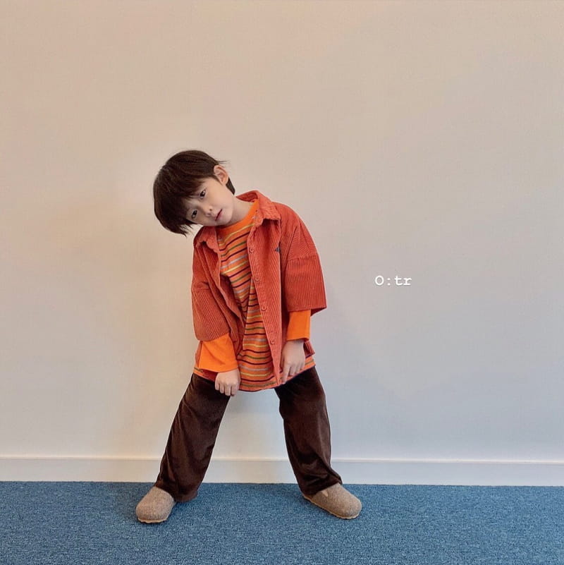 OTR - Korean Children Fashion - #Kfashion4kids - Lingo Multi Stripe Tee - 4