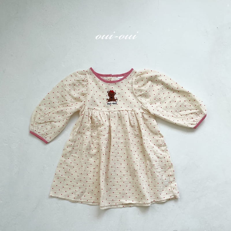 OUI OUI - Korean Children Fashion - #Kfashion4kids - Beret Bear One-piece