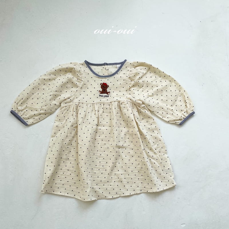OUI OUI - Korean Children Fashion - #Kfashion4kids - Beret Bear One-piece - 7