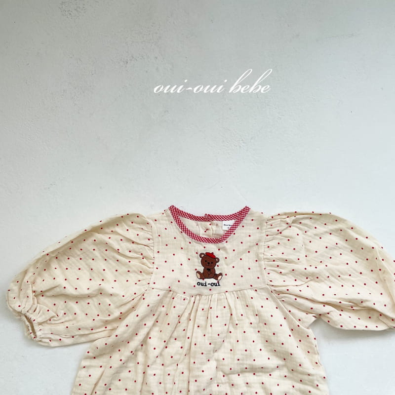 OUI OUI - Korean Children Fashion - #Kfashion4kids - Bear Bodysuit - 3