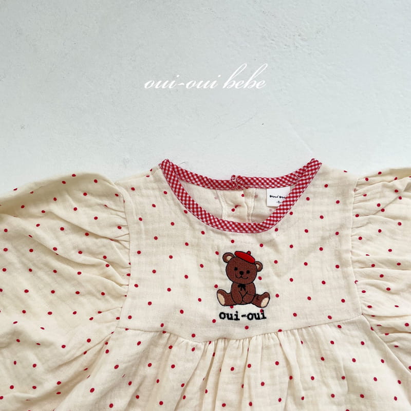 OUI OUI - Korean Children Fashion - #Kfashion4kids - Bear Bodysuit - 4