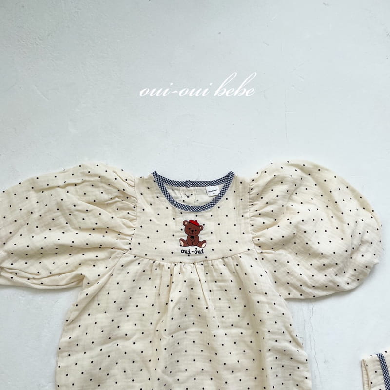 OUI OUI - Korean Children Fashion - #Kfashion4kids - Bear Bodysuit - 9