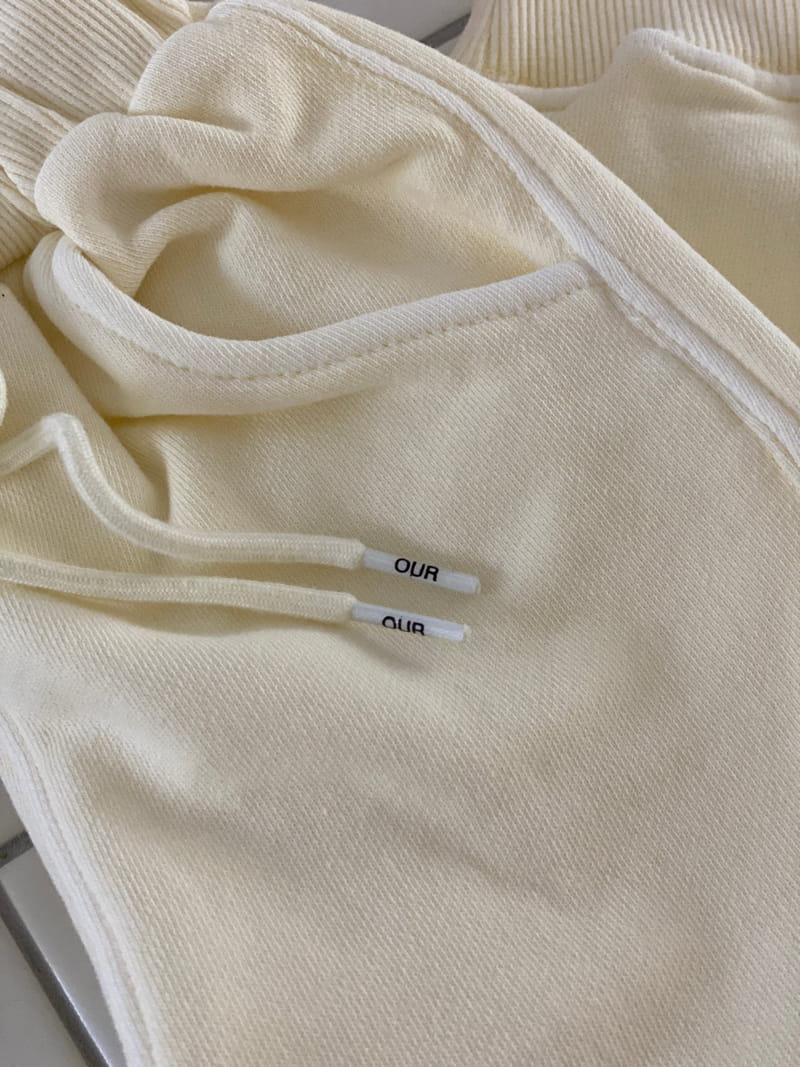 OUR - Korean Children Fashion - #Kfashion4kids - After Wash Collar Top Bottom Set with Mom - 2