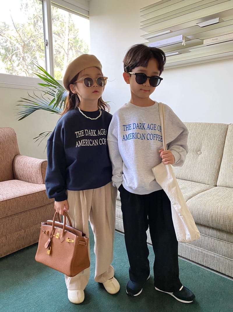 OUR - Korean Children Fashion - #Kfashion4kids - Coffee Sweatshirt