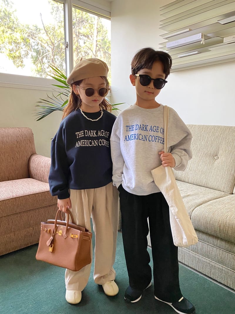OUR - Korean Children Fashion - #Kfashion4kids - Coffee Sweatshirt - 10