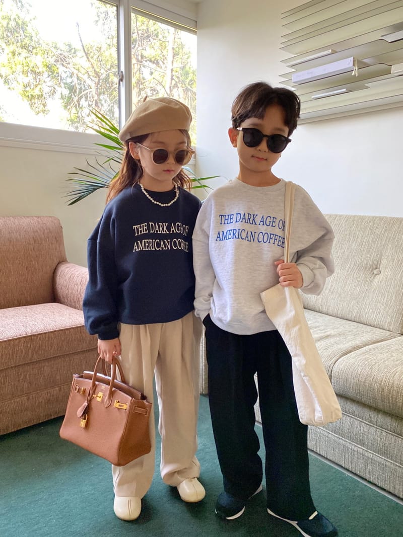 OUR - Korean Children Fashion - #Kfashion4kids - Coffee Sweatshirt - 11