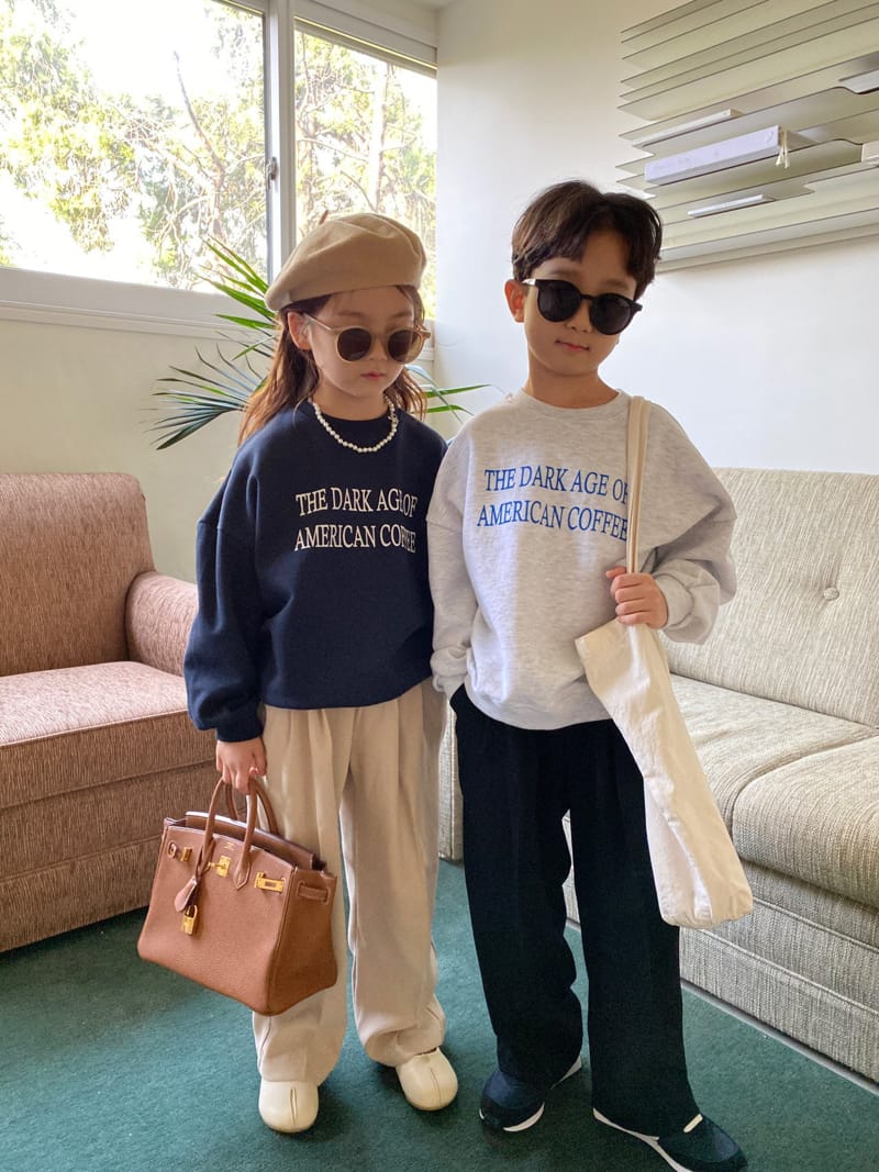 OUR - Korean Children Fashion - #Kfashion4kids - Coffee Sweatshirt - 12