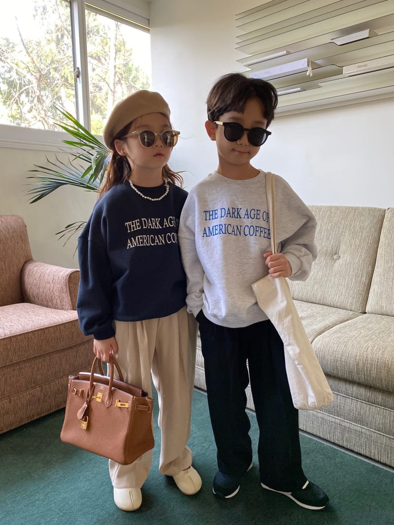 OUR - Korean Children Fashion - #Kfashion4kids - Coffee Sweatshirt - 2