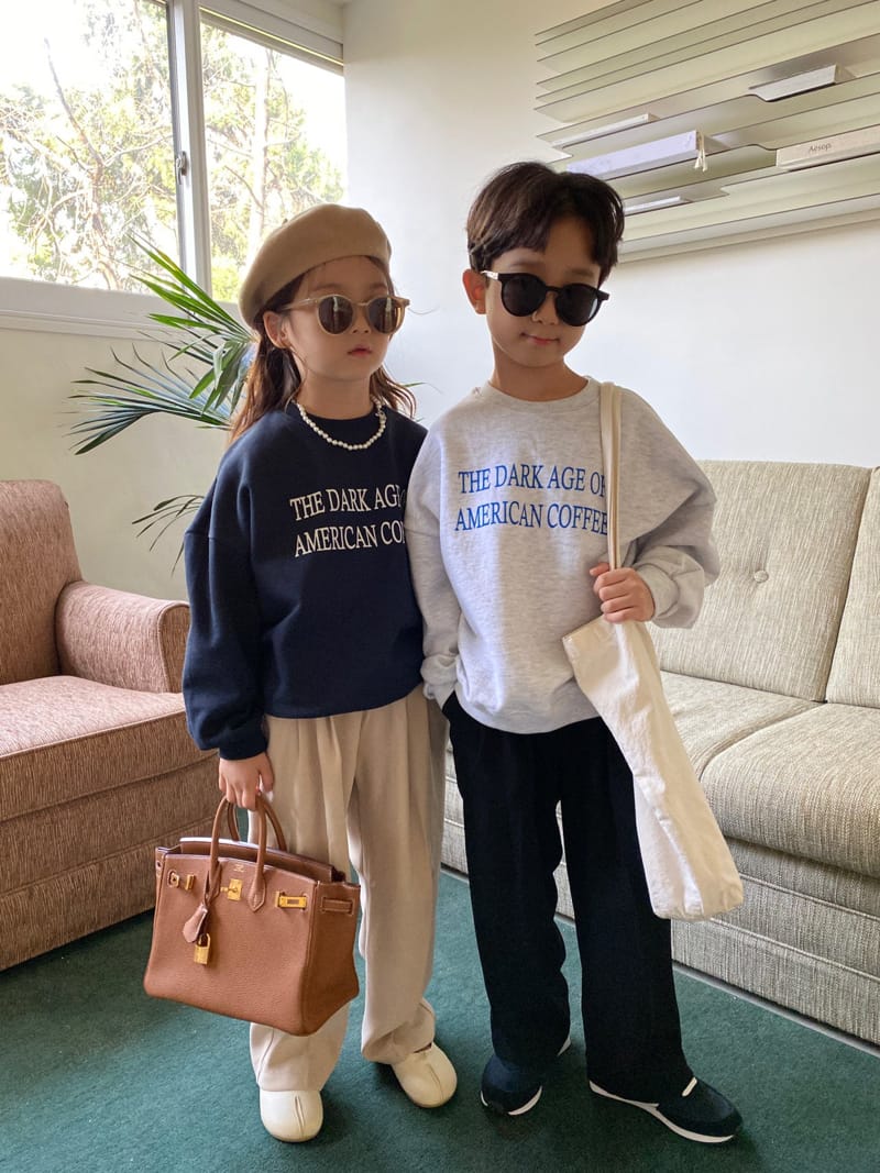 OUR - Korean Children Fashion - #Kfashion4kids - Coffee Sweatshirt - 3