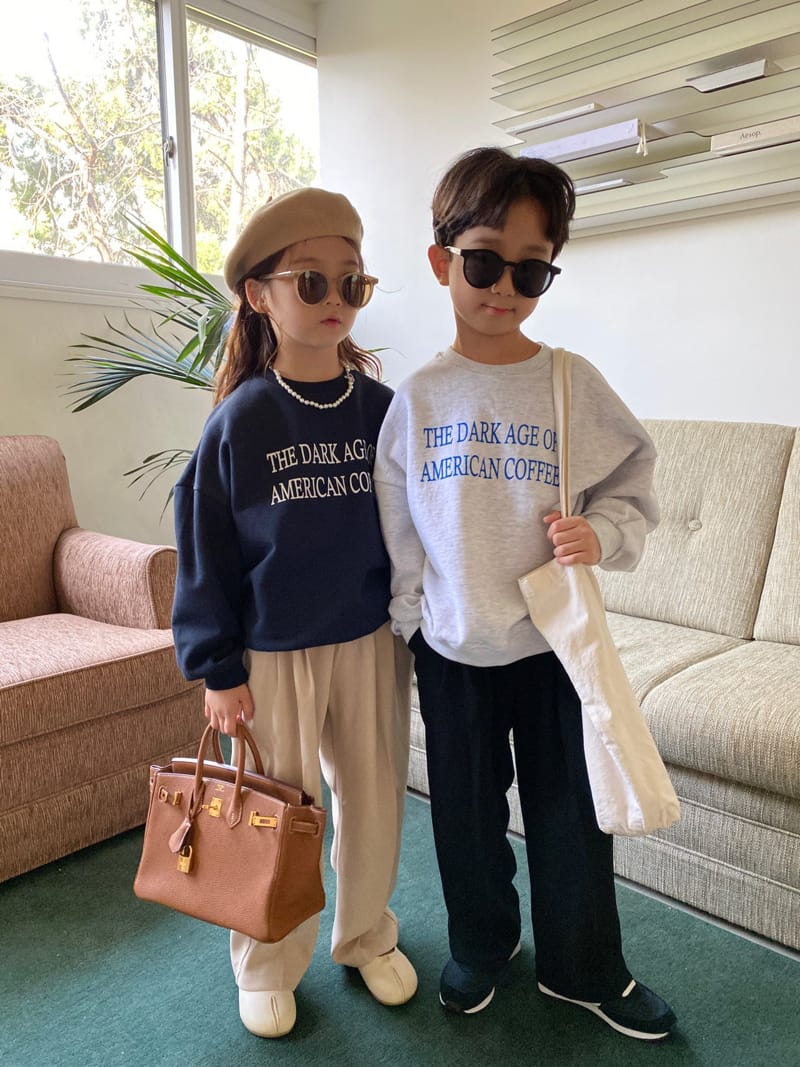 OUR - Korean Children Fashion - #Kfashion4kids - Coffee Sweatshirt - 5