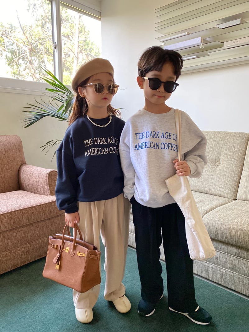 OUR - Korean Children Fashion - #Kfashion4kids - Coffee Sweatshirt - 6