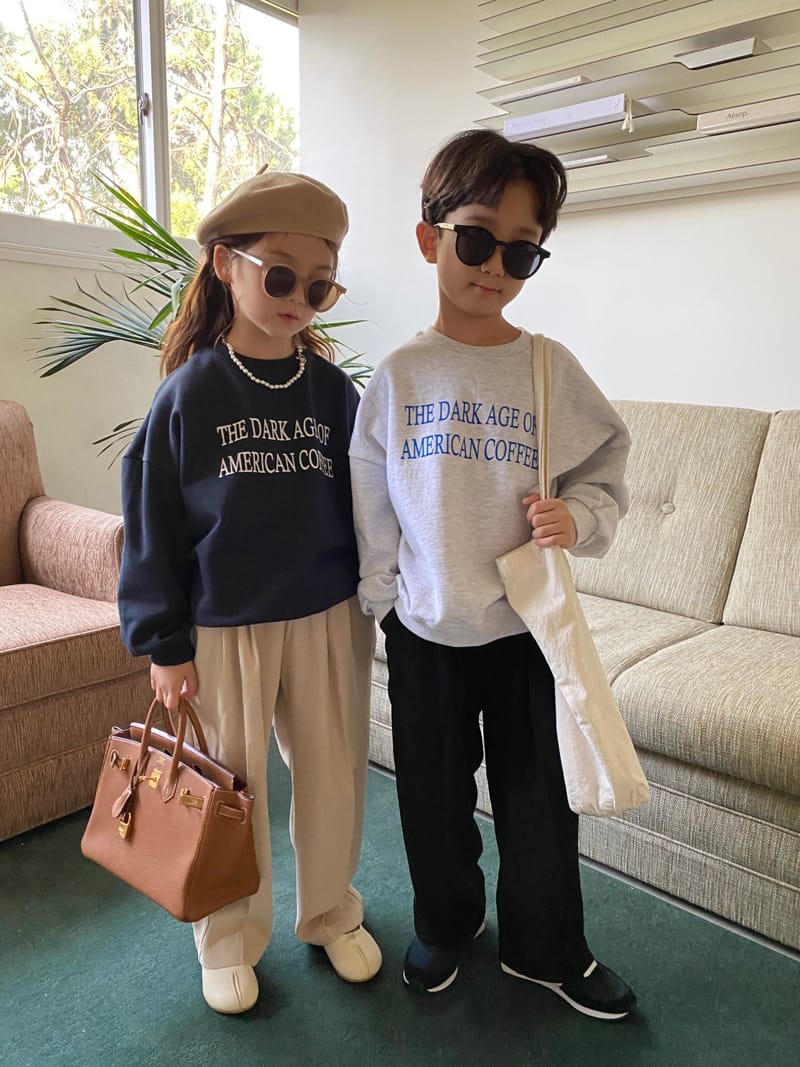 OUR - Korean Children Fashion - #Kfashion4kids - Coffee Sweatshirt - 7