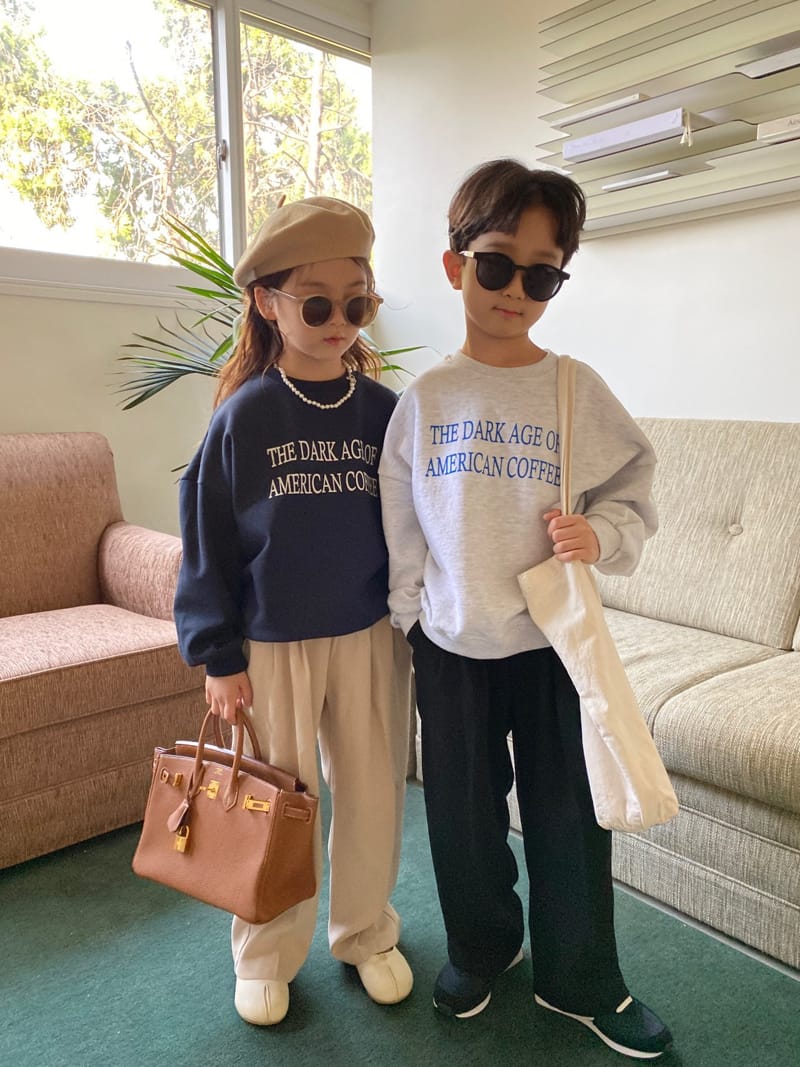 OUR - Korean Children Fashion - #Kfashion4kids - Coffee Sweatshirt - 9