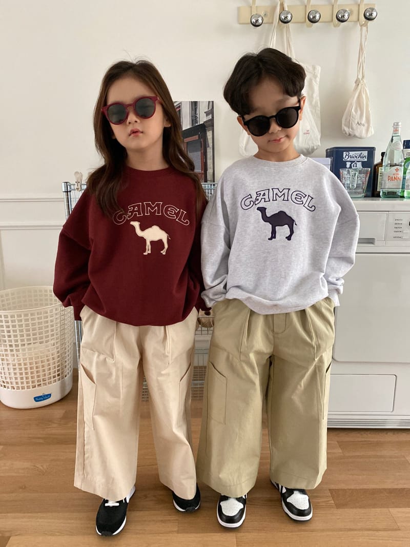 OUR - Korean Children Fashion - #Kfashion4kids - Camel Sweatshirt - 5