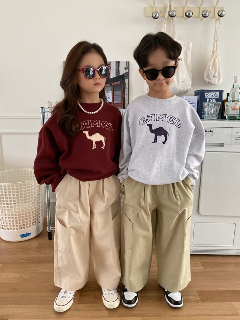 OUR - Korean Children Fashion - #Kfashion4kids - Camel Sweatshirt - 8
