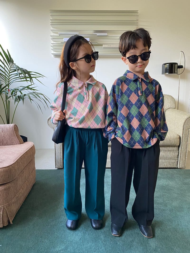 OUR - Korean Children Fashion - #Kfashion4kids - Arcyle Collar Knit Pullover - 4