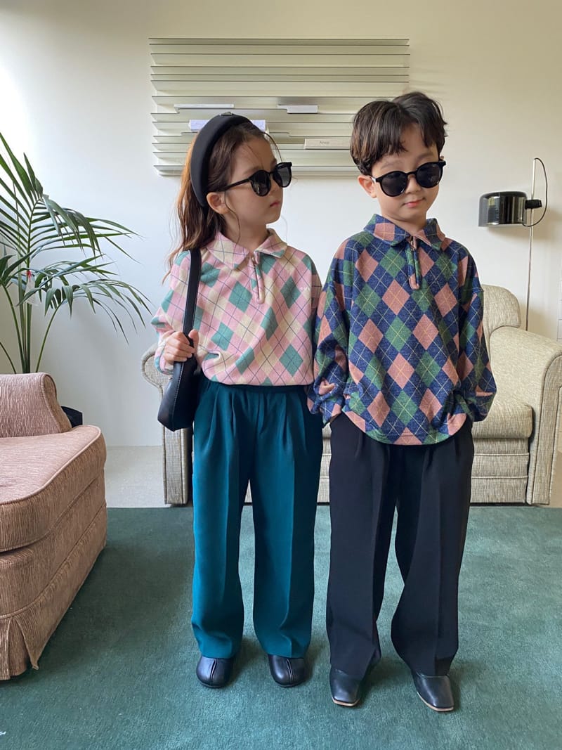 OUR - Korean Children Fashion - #Kfashion4kids - Arcyle Collar Knit Pullover - 5